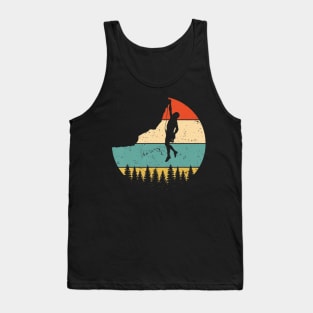 Vintage Rock Climbing T Shirt Mountain Climber Tank Top